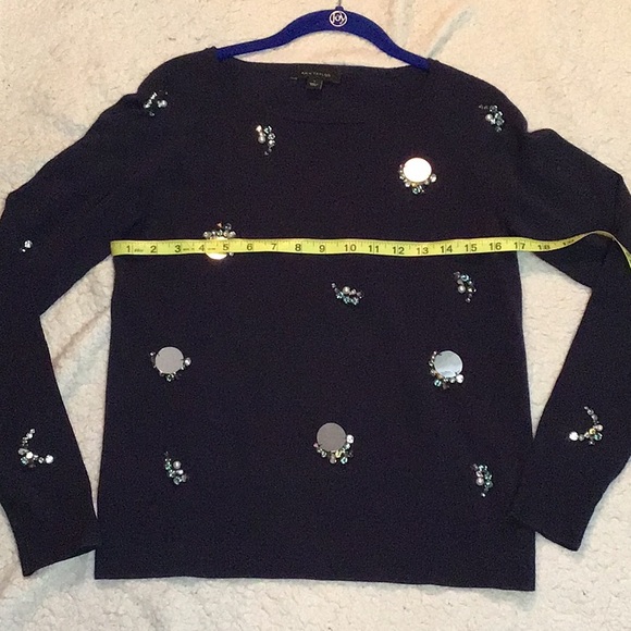 Ann Taylor 💎 embellished sweater top - Picture 8 of 9